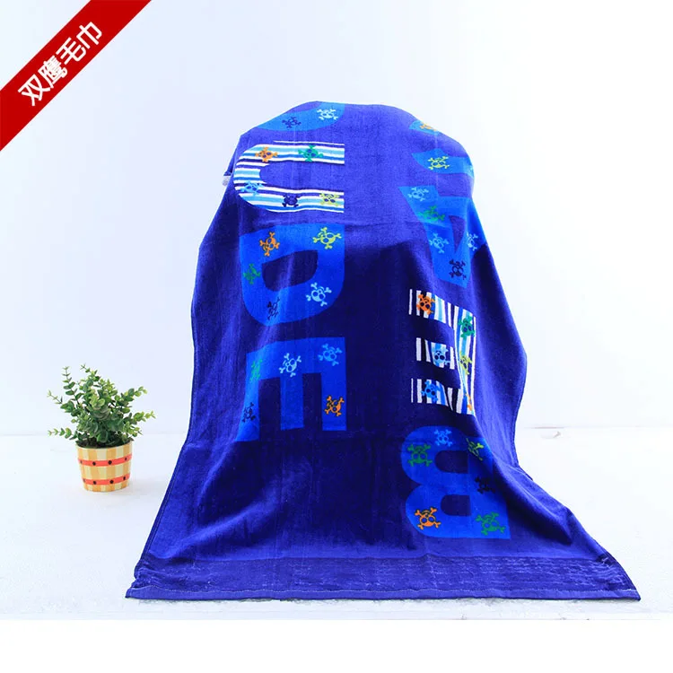 

Pure Terry Soft And Comfortable Printed Environmentally Friendly Extra-large Thick Beach Towel Packet Inspection