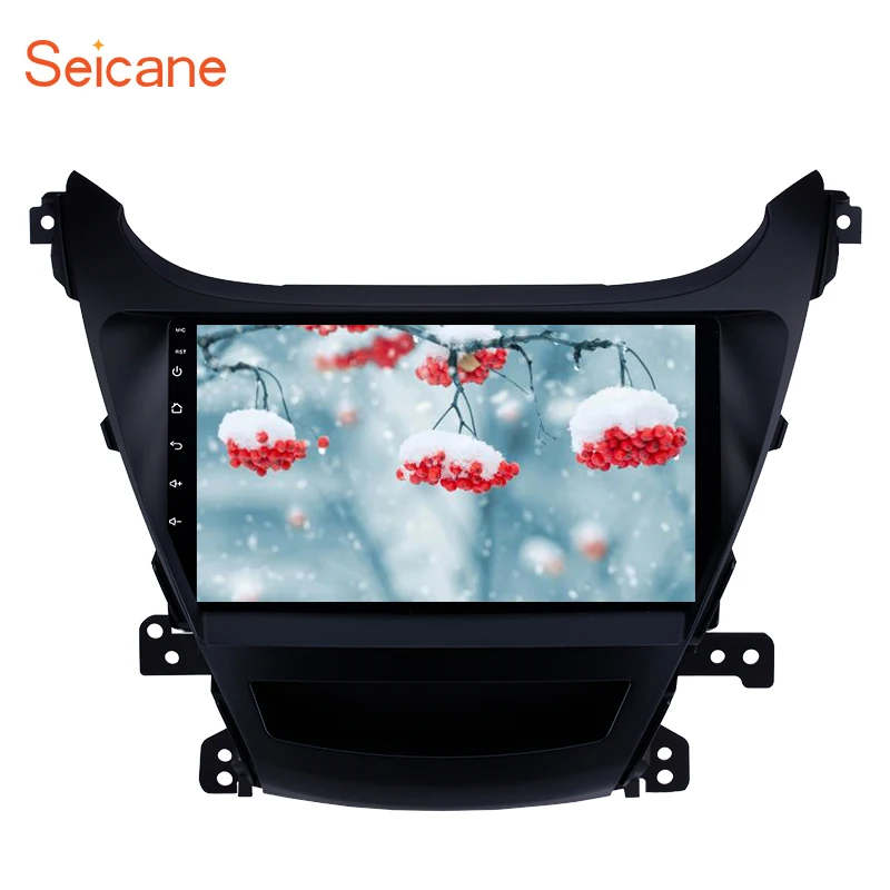 Seicane 9 дюймов Android 8,1 автомобильный Радио стерео для 2014-2016 hyundai Elantra 8-Core 1 + 16 г сенсорный мультимедийный плеер головное устройство