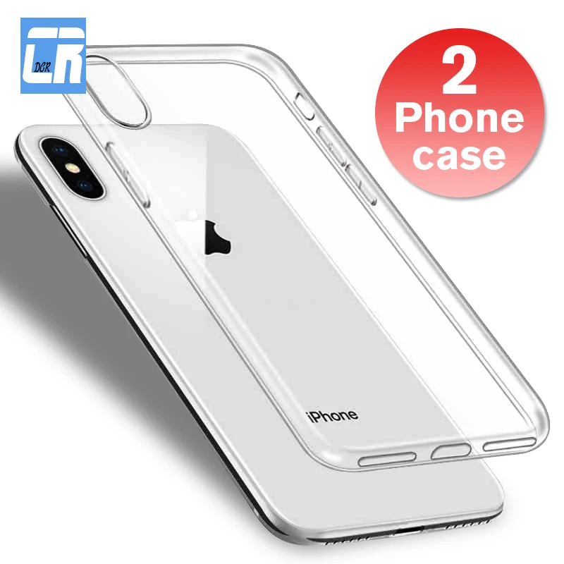 

Transparent TPU Phone Case For iPhone 11 Pro XS Max XR X Case Silicon Soft For iPhone 7 8 6S 6 Plus 5S 5C 5 SE Back Cover Case