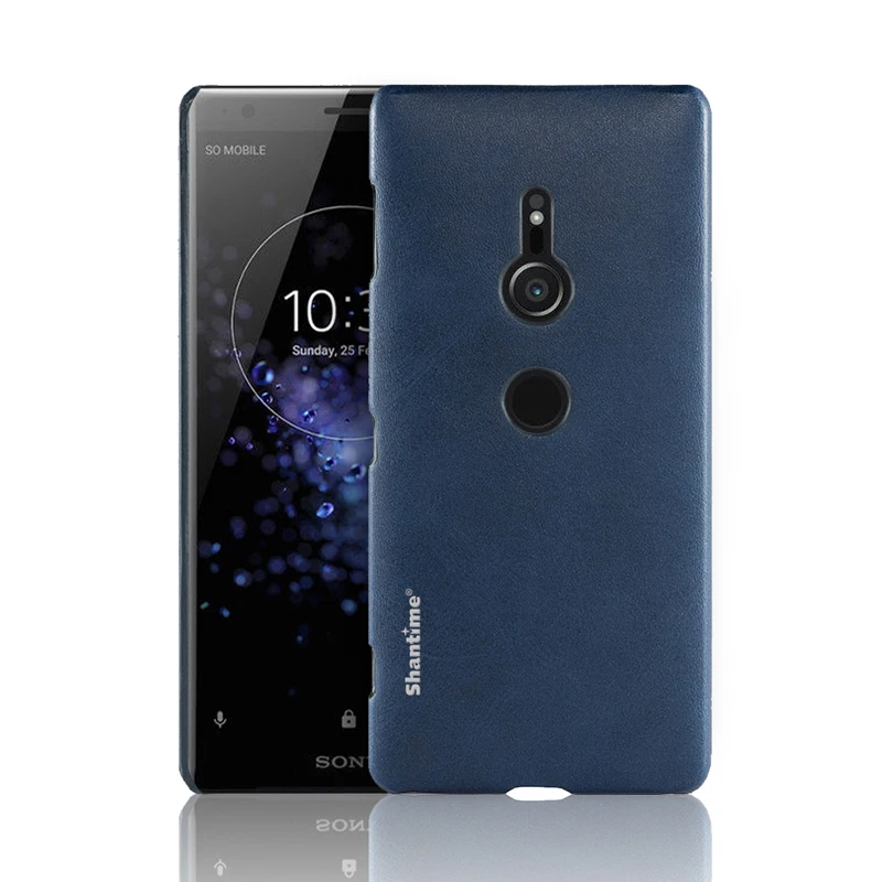 Blue Для sony Xperia XZ2 деловой чехол для sony Xperia XZ2 Премиум чехол для телефона для sony Xperia XZ3 из искусственной кожи чехол-бумажник - Цвет: Blue