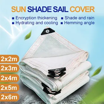 

New 2/3/4/5/6M Rectangle Mesh Sun Shade Sail PE Canopy Cover Flowers Plants Awning Cover Shelter Outdoor Garden Patio Sunshade N