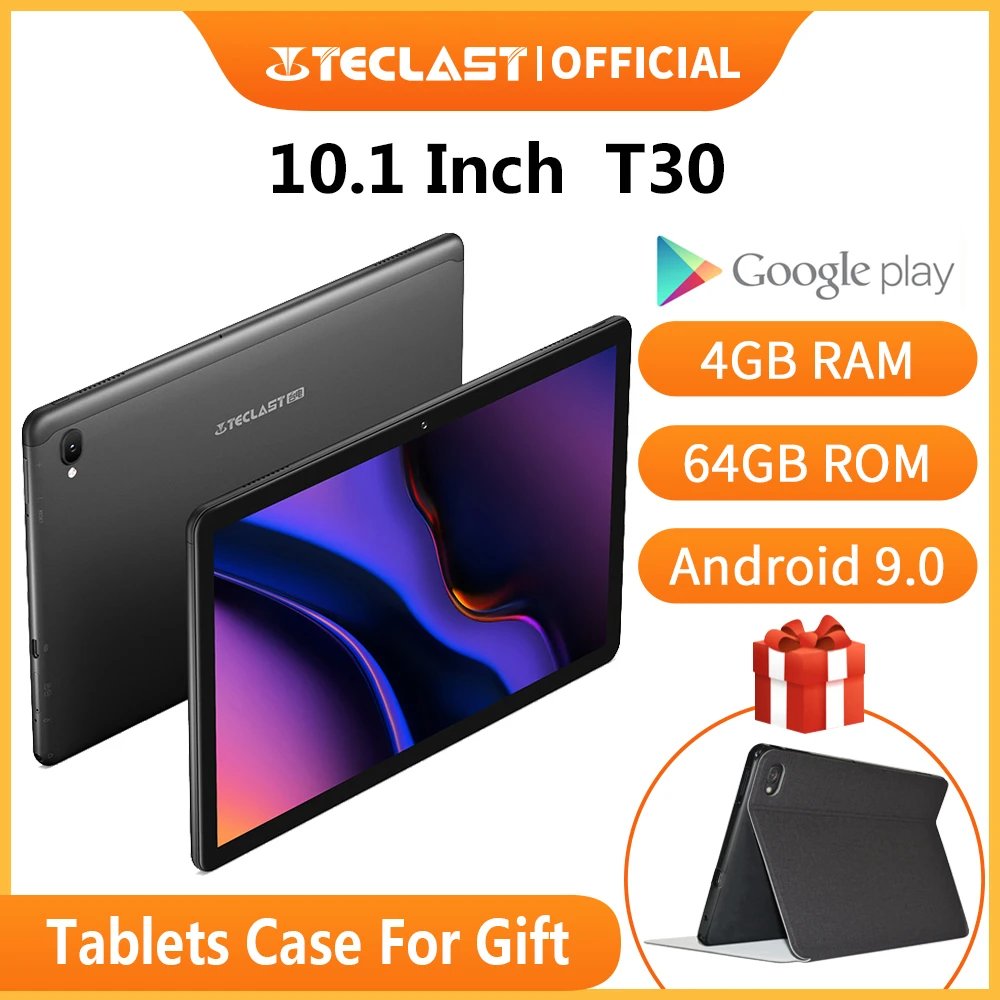 Newest Teclast T30 Tablet Android 9.0 OS 10.1 Inch 4G Netbook and Call  1920*1200 Phablet Octa Core 4GB RAM 64GB ROM 8000mAh|Tablets| - AliExpress