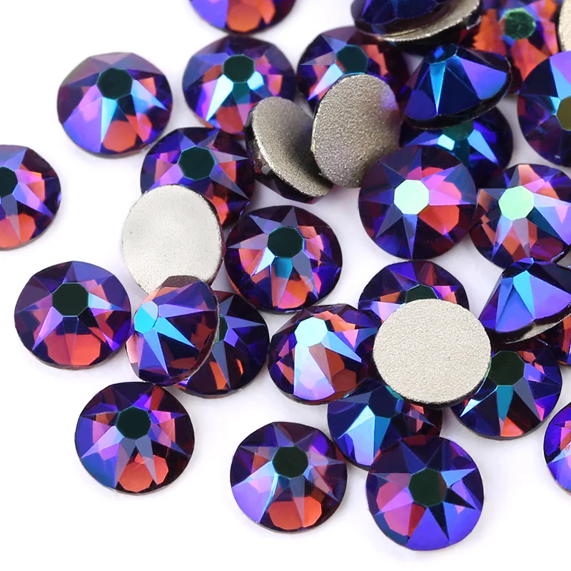 8 Big 8 Small Cut SS16 SS20 Many Colors AB Flat back DIY deco Non hotfix Rhinestones for Rhinestone & Decoration Glue On Stone 