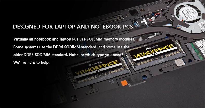 CORSAIR Vengeance RAM DDR4 8GB 16GB 2666MHz SODIMM Memory Notebook Memoria RAM DDR4 260 Pin 1.2V Laptop SODIMM Module (10)