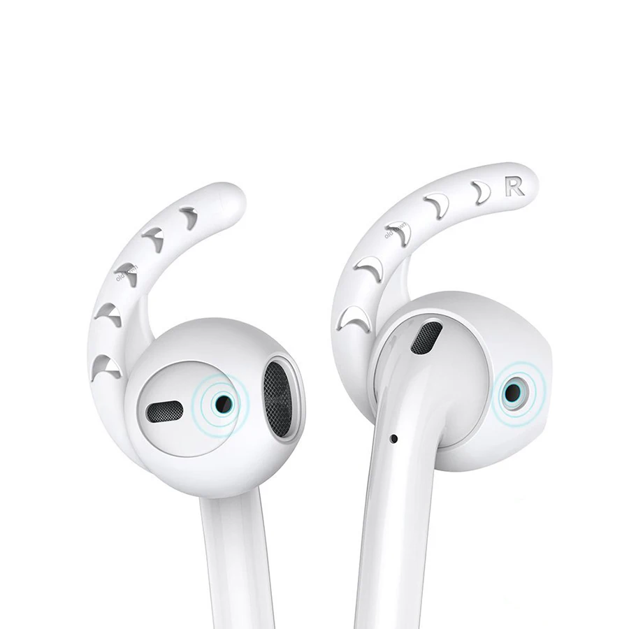 Чехлы для наушников Airpods мягкие силиконовые противоскользящие наконечники чехол