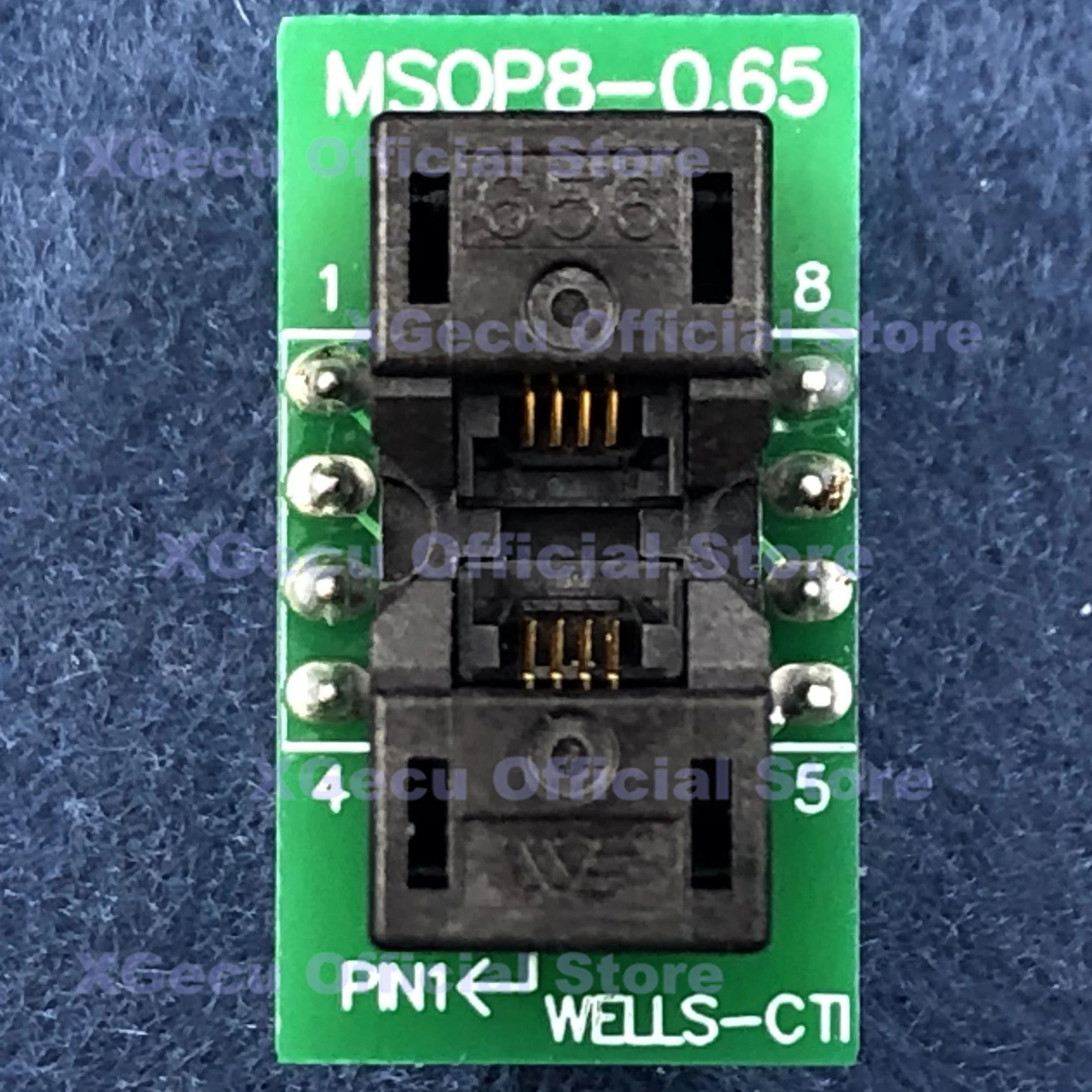 Тестовое гнездо MSOP8 к DIP IC программатор адаптер/конвертер для TL866A TL866CS TL866II PLUS или