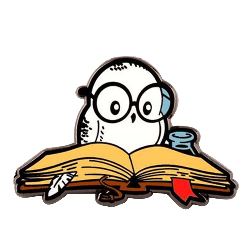 Чтение Волшебная булавка Забавный литературный книжный червь Декор | Украшения и