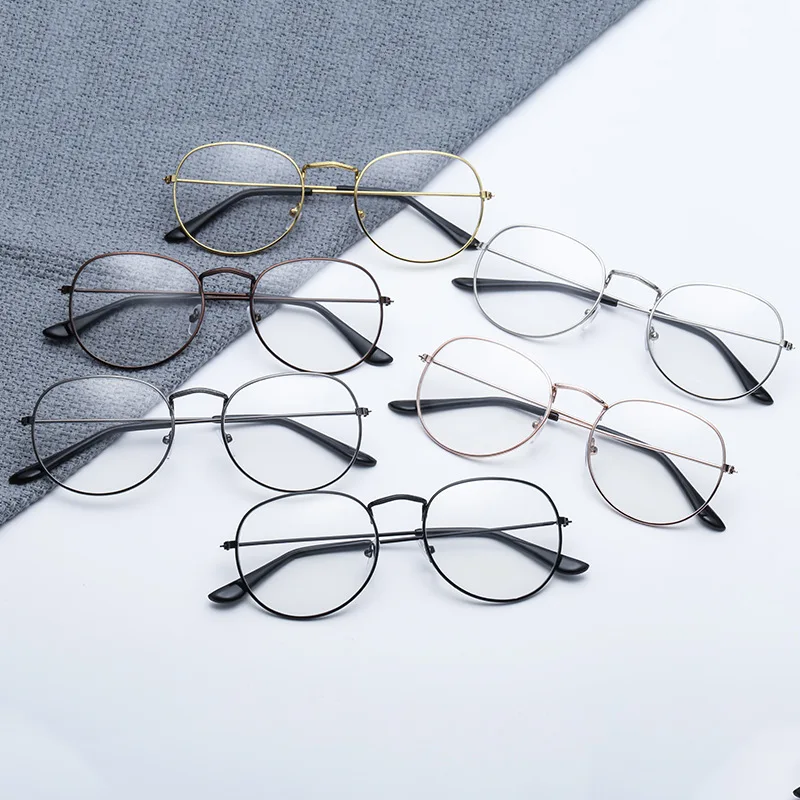 

Eyeglasses Frame Clear Lens Glasses Round Retro Glasses Spectacles Optical Glasses Frame Transparent
