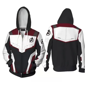 

Avengers Endgame Quantum Realm 3D Hoodies Cosplay Costumes superhero Quantum armor Vision Coat Costume Sweatshirt Jacket