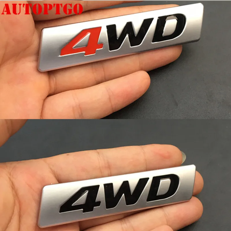 Автомобильный задний багажник боковой двери 3D письмо 4WD AWD бейдж Логотип Эмблема
