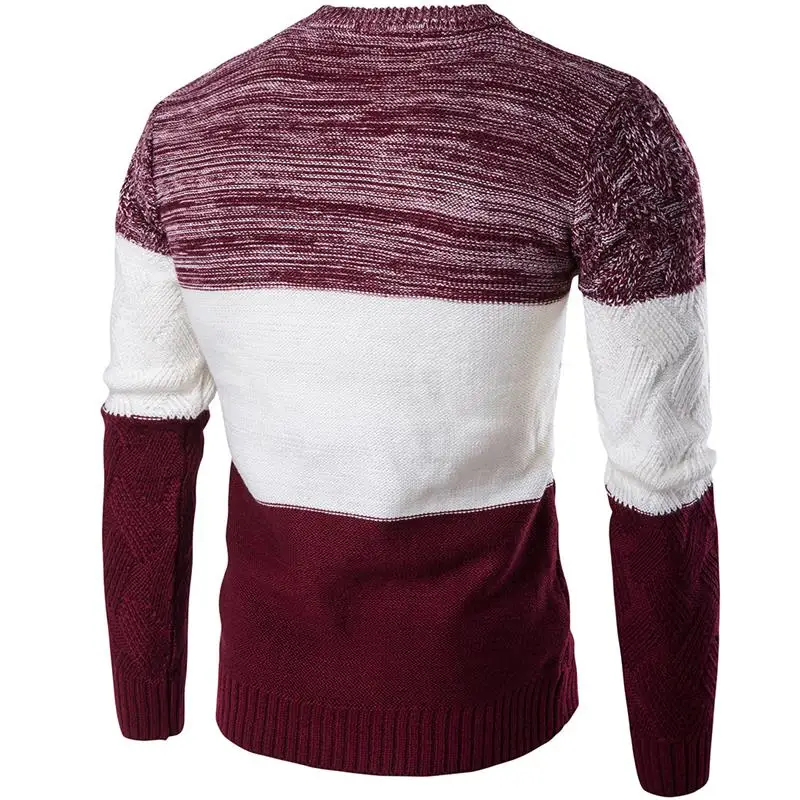 Pull Homme, новинка, зимний хлопковый свитер с длинными рукавами и круглым вырезом, мужской вязаный свитер высокого качества, повседневный тонкий мужской свитер, Молодежный