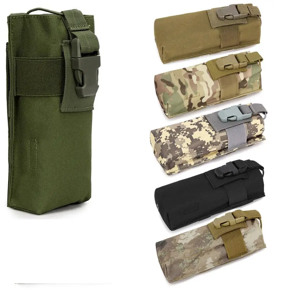 Bolsa táctica militar Airsoft para Paintball Molle, bolsa de Radio Talkie, bolsa de botella de agua