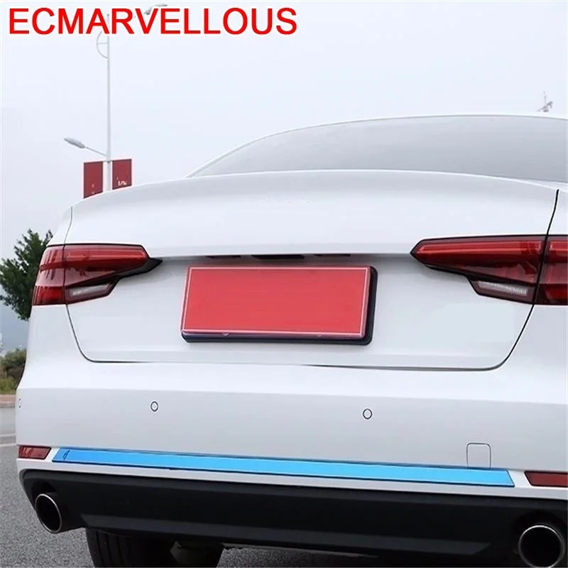 

Auto Body Trunk Rear Bumper Automobile Decorative Modified Chromium Car Styling Covers Accessory Sticker Strip 18 FOR Audi A4L