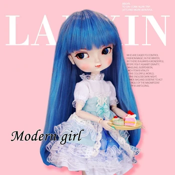 

14 Movable Joints 35cm BJD Doll With Full Outfits Dress Wig Shoes Headdress Makeup Girls collection kids toys Christmas birthday