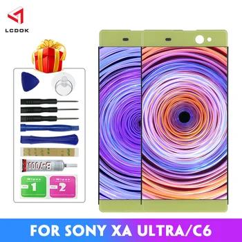 

100% Tested LCD For Sony Xperia C6 XA Ultra F3211 F3212 LCD Display Touch Screen Digitizer Assembly Panel Replacement Parts