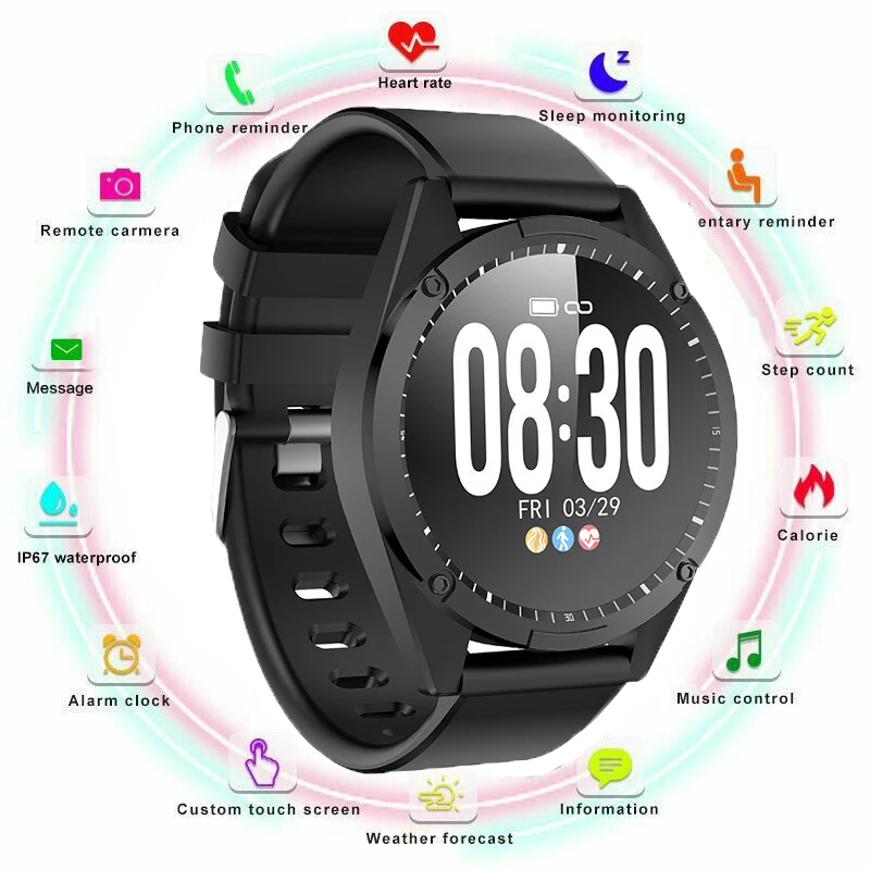 

Fitness Smart Watch Activity Tracker Smart Band Heart Rate Oxygen Blood Pressure Sport Waterproof Multifunction Smartwatch