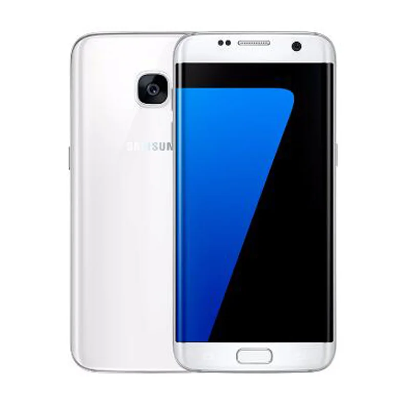 Galaxy S7 Edge, samsung, 4 Гб ОЗУ, 32 Гб ПЗУ, 5,5 дюймов, LTE, мобильный телефон, 12,0 МП, Android, четырехъядерный, разблокированный, сотовый телефон - Цвет: White