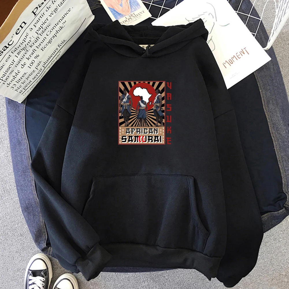 

Amine Yasuke Print hoodie Long Sleeve Hooded Sweatshirt for Women Men Japanese Haikyuu Character Hoody Kawaii Jumper Outfits