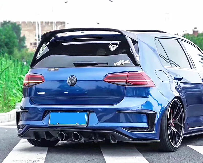 Для GOLF MK7 7 5 спойлер на крыше солнцезащитный задний крыло ABS углеродное