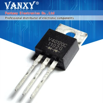 

5PCS V40120C TO-220 V40120 40A 120V TO220 V40120C-E3/4W V40120C-E3 Schottky diode
