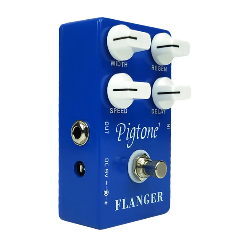 Pigtone PP-16 flanger гитарный эффект педаль Акустическая Электрогитара аксессуары эффекты Педали настоящий обход