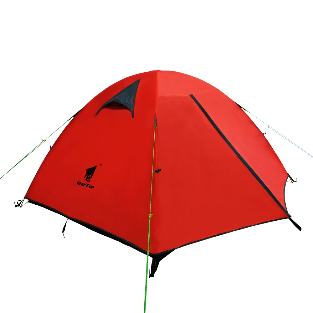 

GeerTop 2 to 3 Person Tent 3 to 4 Season Backpacking Tent Waterproof Easy Set Up Man Dome Tent for Camping Hiking Travel Outdoor