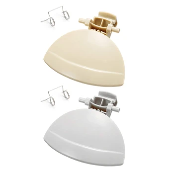 

2 Pcs for Citroen C4 Handle for Glove Box Compartment Glovebox Repair Fix Beige & Grey