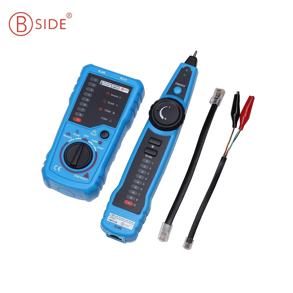 internet wire tester Bside RJ45 Tester Anti-Interference LAN Tester Telephone Wire Network Tracker  FWT11 Cable Tester Detector Line Finder ethernet tracer