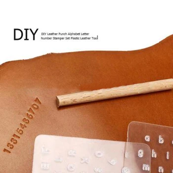 

3 Pcs Leather Letter printing Craft Tool Capital Lowercase Stamping Set Punch Kit Letter New Leather Tool Leather craft Alphabet