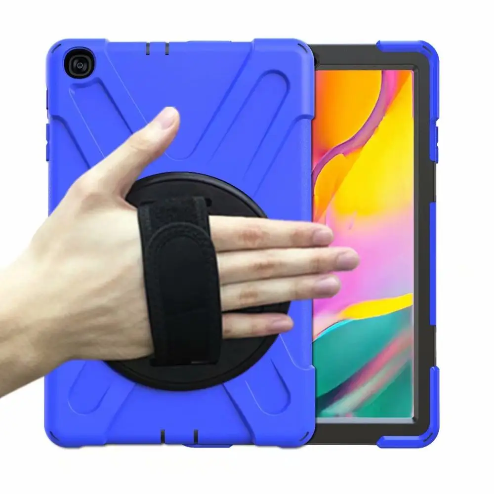 Blue Противоударный чехол для samsung Galaxy Tab S5e 10,5 T720 T725 чехол сверхмощный PC силиконовый чехол-подставка для samsung T720 T725 чехол - Цвет: Blue