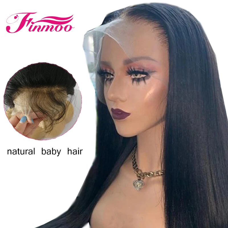 Полный парик человеческих волос шнурка прямые китайские волосы без повреждений