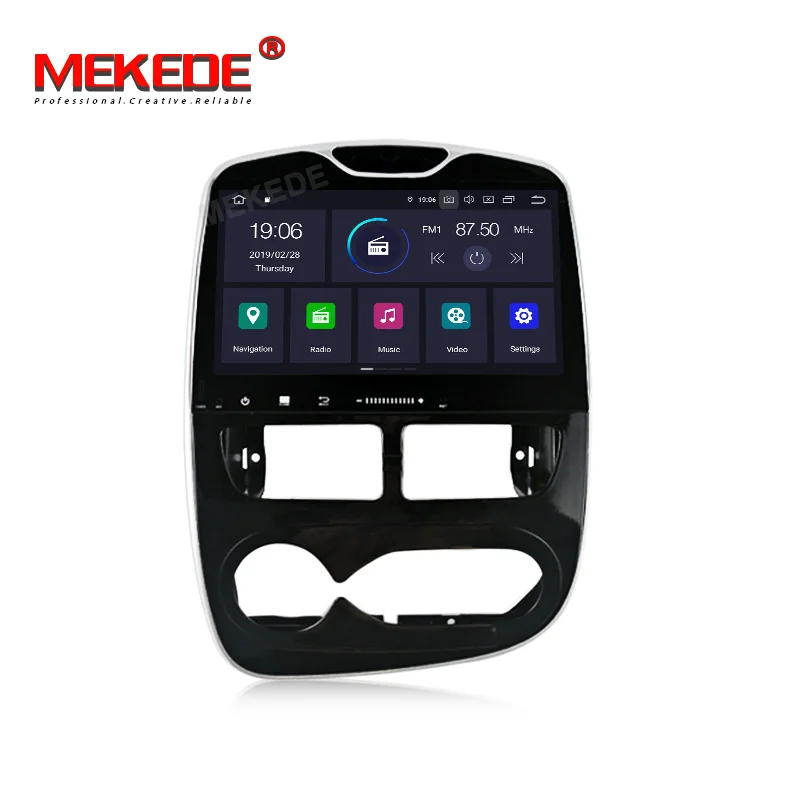 MEKEDE 10," HD Android 9 gps для автомобиля, стерео для Renault Clio 2013 с 4G ram 64G rom gps wifi Аудио BT