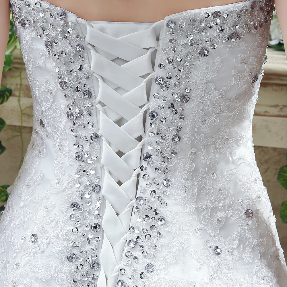 ANGELSBRIDEP-Real-Photo-Crystal-Lace-Applique-Strapless-Beach-Wedding-Dresses-Fashion-Lace-up-Chapel-Train-Wedding (4)