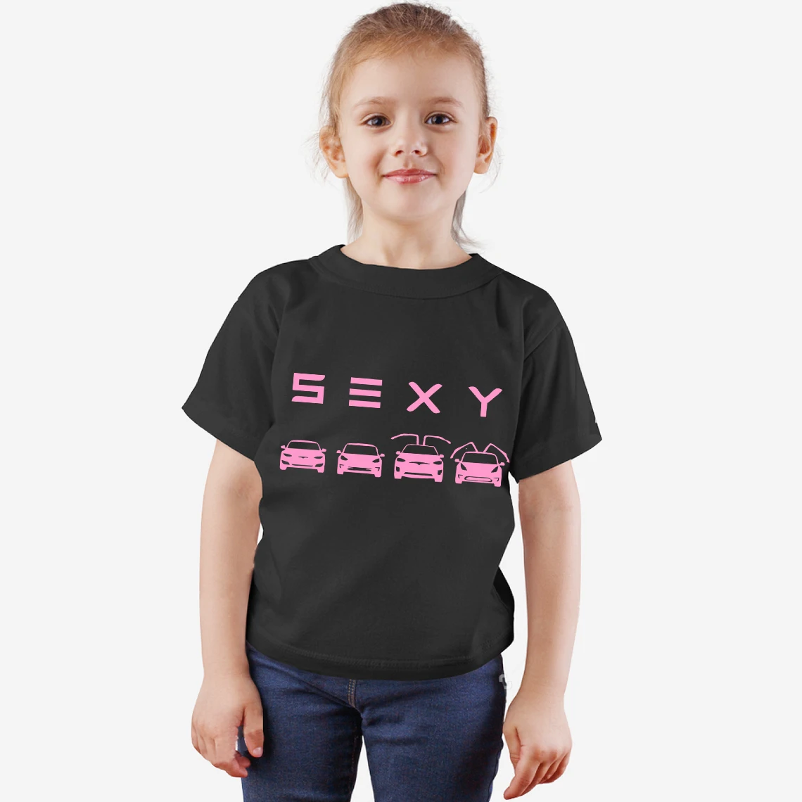 New Summer 100% Cotton Kids T-Shirts Children Tops Tee Tesla Motors Print Girls Boys Cartoon Short Sleeve Pullove O-neck Tshirts | Мать и