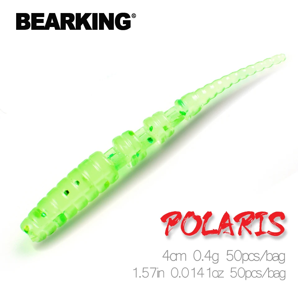 BEARKING Polaris, 4 см, 0,4 г, 50 шт./пакет, рыболовные приманки, Мягкая приманка, искусственная приманка, снасти для ловли щуки и окуня, 2019|Наживки|   | АлиЭкспресс