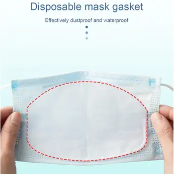 

Disposable Mask Insert Filter 40pcs Dustproof Waterproof Mask Replacement Filter Breathable Comfortable Soft Easy Installation