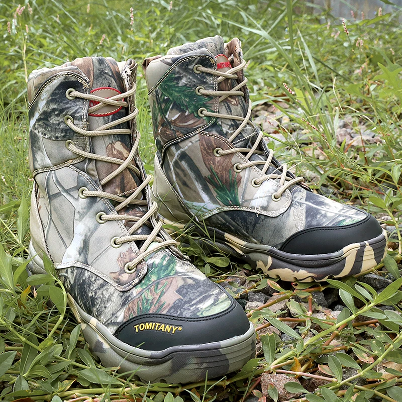 Зимние уличные армейские мужские ботинки; тактические ботинки; военные ботинки; камуфляжные ботинки для альпинизма; хлопковая обувь; Военная обувь