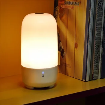 

Touch bedside lamp Aluminum Base Dimmable Bedside Lamp night light motion sensor light #4S24