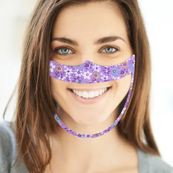 

1/4 PCS Face Mouth Mask Mini Shield Washable Reusable Comfortable Mask Transparent Pet Visual Unisex Face Sheild Mascarillas