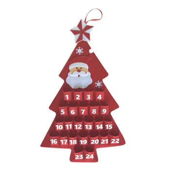 

Christmas Carnival Advent Calendar Felt Christmas Tree Countdown Calendar Christmas Nonwoven Calendar Gift Bag