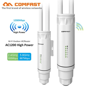 

27dBm high power 1200Mbps Outdoor Weatherproof wireless AP wifi router 5Ghz Dual Band wifi Coverage access point Base station AP