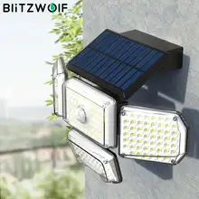 

BlitzWolf BW-OLT6 214LEDs 4 Heads Solar Sensor Wall Street Light Waterproof LED Solar Lamp Outdoor Lighting Garden Yard Lamp