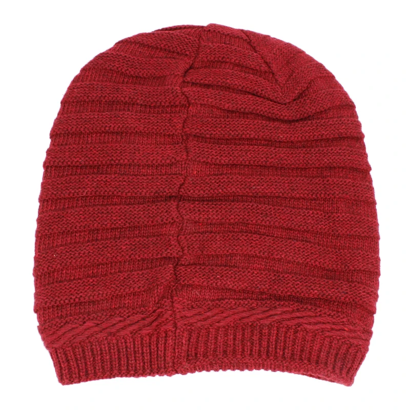 LOVINGSHA, для взрослых, женская зимняя теплая шапка для мужчин, унисекс, шерстяная вязаная полосатая Повседневная шапка, Skullies, брендовые уличные хлопковые шапки HT141