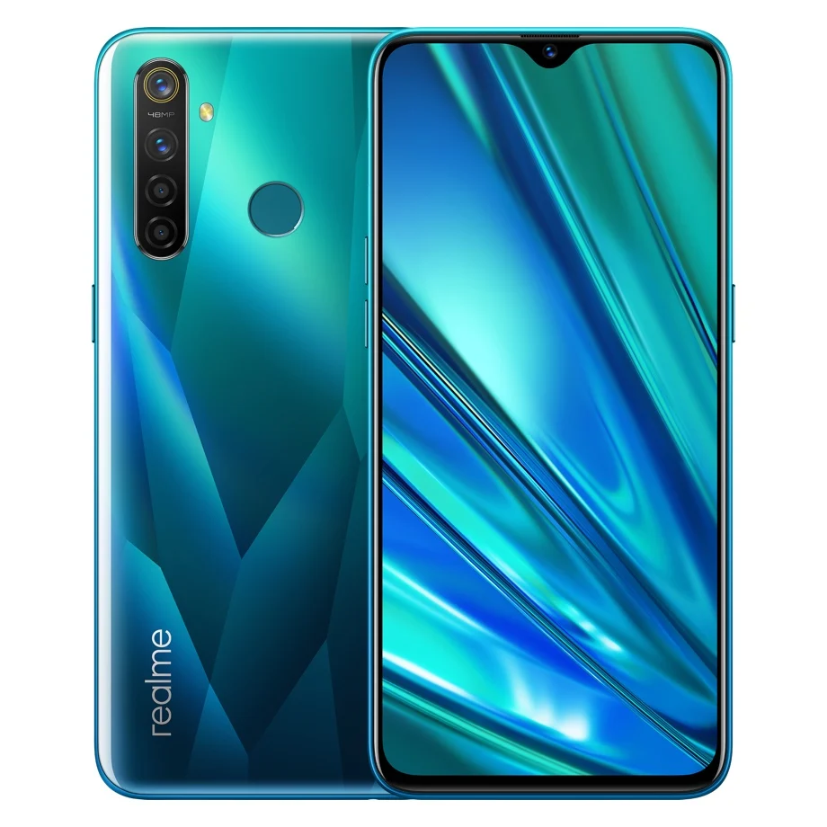 Realme Q 6,3 дюймов 5 Pro OPPO мобильный телефон IMX586 Snapdragon 712AIE Восьмиядерный 48мп четырехъядерный супер VOOC 20 Вт Быстрая зарядка смартфон