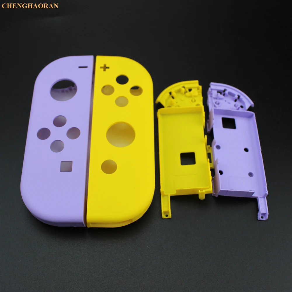 1 комплект, набор конфетных цветов, комбинированный, для Kind NS Switch Joy-Con, сменный корпус, чехол для NX Joy Con, чехол для контроллера, розовый, синий - Цвет: BF