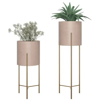 

Nordic Wrought Iron Flower Shelf Multi-storey Indoor Special Living Room Space Space Sill Frame Balcony Flower Pot Shelf Floor-s