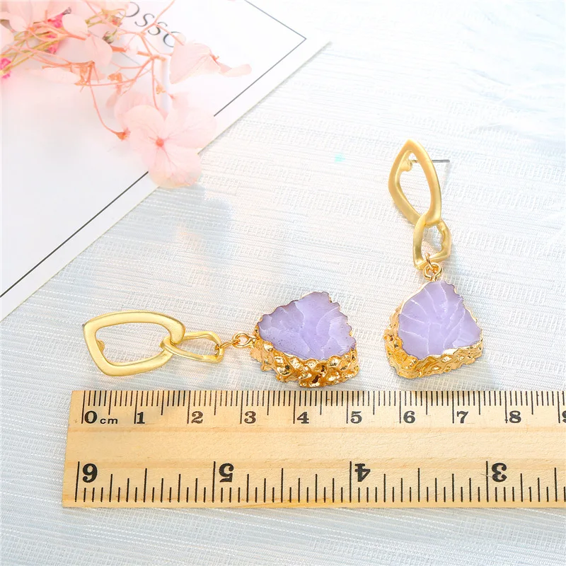 BELLAHYDIARY Vintage Elegant Purple Resin Earings Drop Earrings For Women Jewellery Pendientes Wedding Earring 2019 Brincos 374 (10)