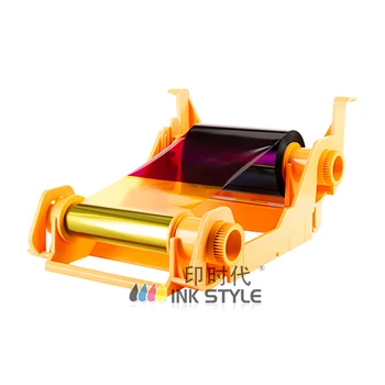 

Pack of 2pcs Generic 800017-240 YMCKO 200 images Color Ribbon for Zebra P100i P100m P110i P120i Card Printer