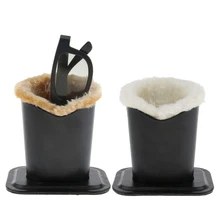 2x против царапин ПУ вертикальные очки для рабочего стола чехол с плюшевой подкладкой держатель для очков подставка ручка контейнер для стола, тумбочка, торцевой стол