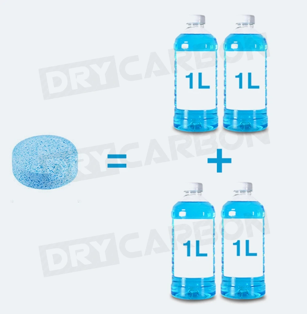 5Pcs/10Pcs Car Wiper Solid Fine Seminoma Multifunctional Effervescent Tablet Auto Window Cleaning Car Windshield Cleaner Bodykit